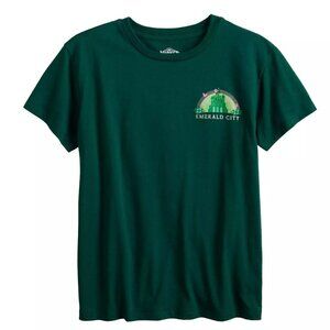 Wicked One Short Day In Emerald City Graphic Tee Girls Size S (6/6X)